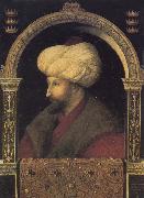 Gentile Bellini, Portrait of the Ottoman sultan Mehmed the Conqueror